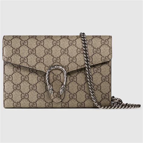 dionysus gucci chain wallet|Gucci interlocking wallet on chain.